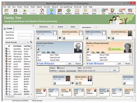 software for family tree builder