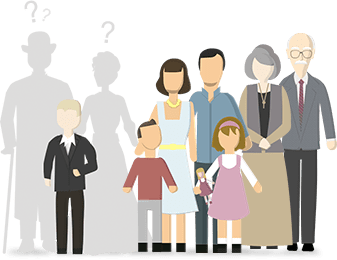 Missing family illustration